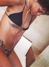 Naked Rihanna