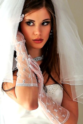 Little Caprice is the sexiest, hottest bride ever!