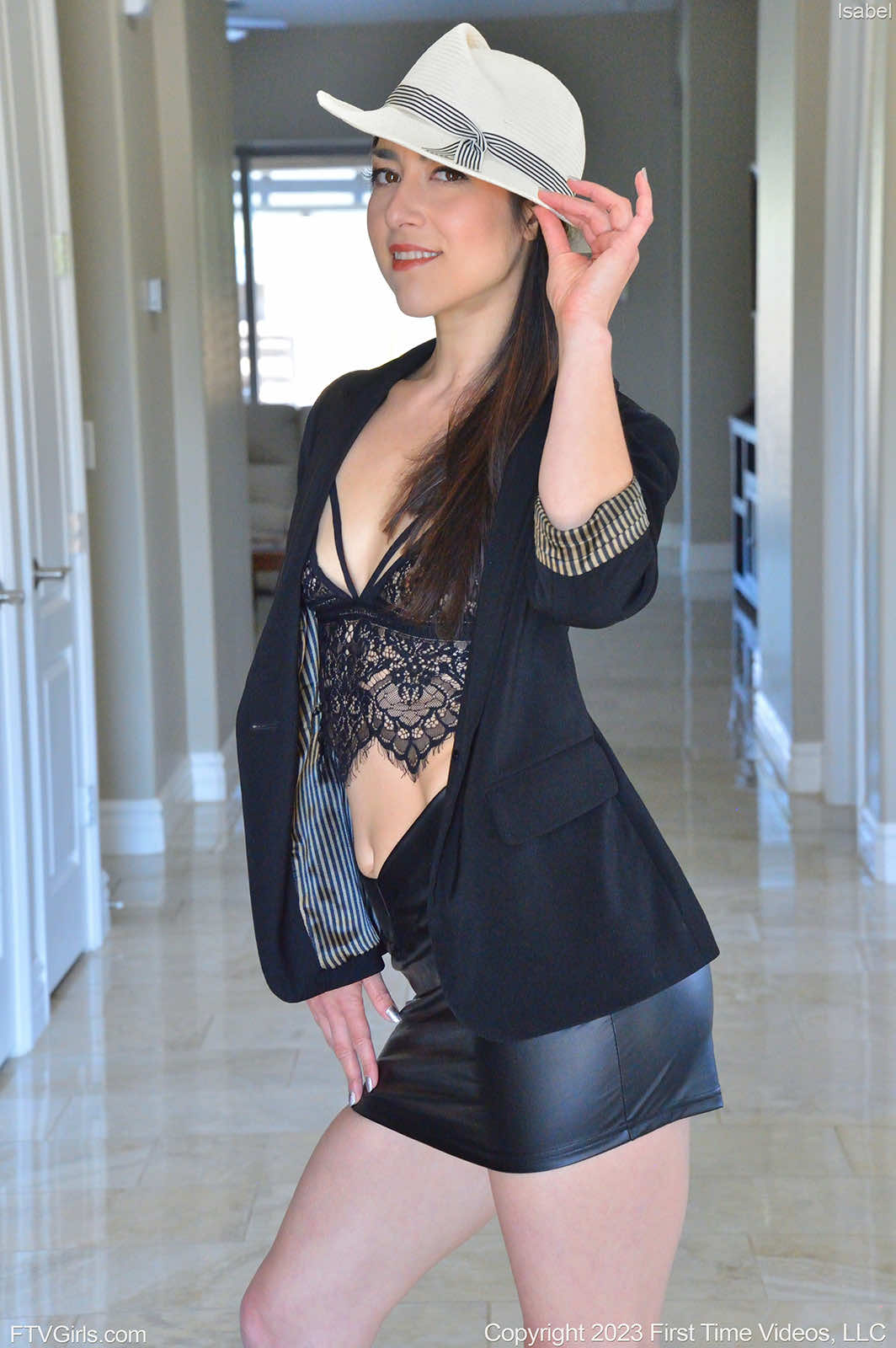 Isabel In Heels On Big Pink