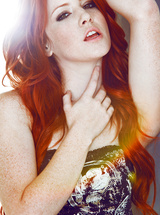 Elle Alexandra is melting hot red-haired model