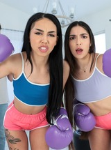 Bianca Bangs And Madison Wilde Take Turns Pleasing Parker With Creampie Finale - Photo 05