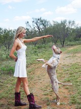 Krystal Harper teases bare in the meadow, stripping slow for chess then spreading wide outdoors - Photo 13