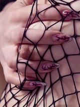 Matty Enjoying Erotic Masturbation With Fishnet And Ass Play - Photo 08
