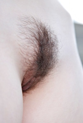 Stunning teen Nalli A showing her hairy pussy out
