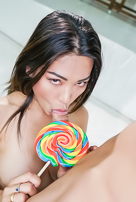 Polly Pons Gets Sticky Load Of Sperm