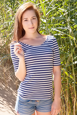Mina In Beach Blown