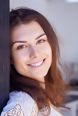 Andrea Sunlight And Shadow Playing Over Her Perfect Body