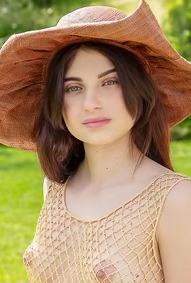 Zoelie Wearing Nothing But High Heels That Accentuate Her Long Legs And Perfect Booty