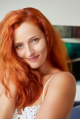 Lucianna Lucci Captivating Czech Redhead Is A Sweet Treat In Sexy Lingerie