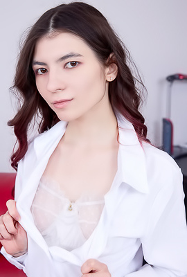 Luna Lynx Grabbing A Dildo That She Sucks Off