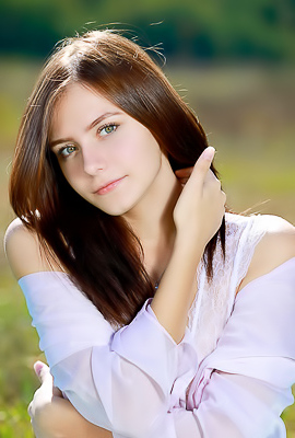 Dakota Pink | White Lace Lingerie Meadow | Big Tits & Hourglass