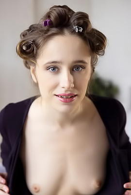 Lia Noel Her Hands Roam Over Her Silky Skin