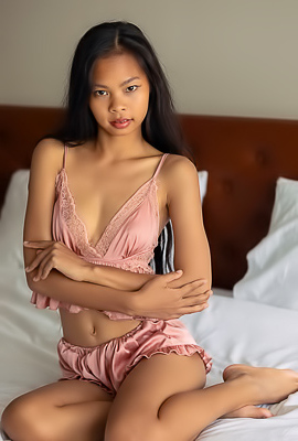 Po Perfectly Naked And Going Face Down On The Covers To Flaunt Her Flawless Booty