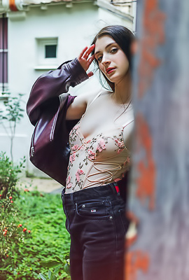 Marion Summers Draped In Layers Of Soft White That Slip Away To Reveal Her Tempting Curves