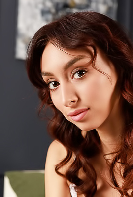 Ashly Rabbit Reveal Sheer White Panties That Stretch Tight Between Her Peachy Buns