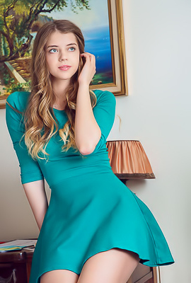 Kay J Squeezing Her Soft Breasts And Stroking Her Puffy Nipples Sensually