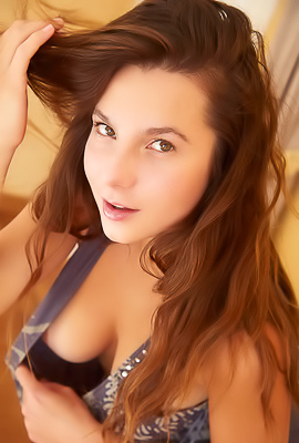 >Belka Bends Over And Grabs Her Sexy Bubble Butt