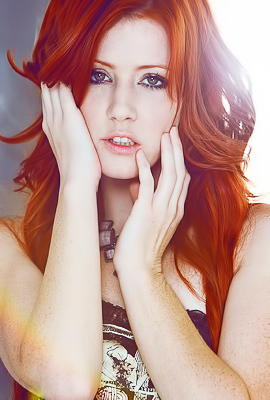 Elle Alexandra Entices With Her Devilish Allure And Elegant Nudity In Stunning Close-ups