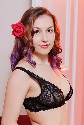 Isabele Showcases Sheer Allure With Stockings And Intimate Self-pleasure Indoors