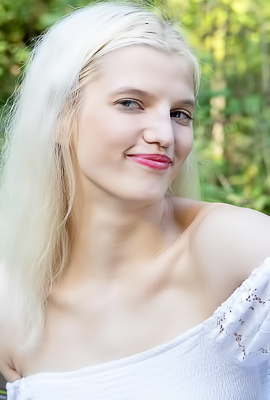 Striptease in the forest