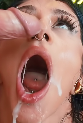 Luna Baby cant resist fingering as she reads steamy listener letters with Scott Nails