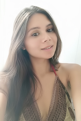 Savana leads, glistening and breathless, from steamy shower to sensuous striptease