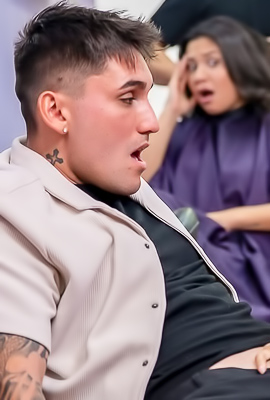 Lia Lin Imagines Pushing Him Against The Chairs In A Deep Blowjob Fantasy