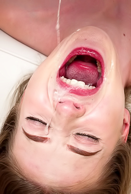 Athena Heart Gasps, Writhing as Saliva and Cum Mix