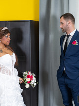 Vicky Menage pregnant surprise turns groom into eager bride rider - Photo 01